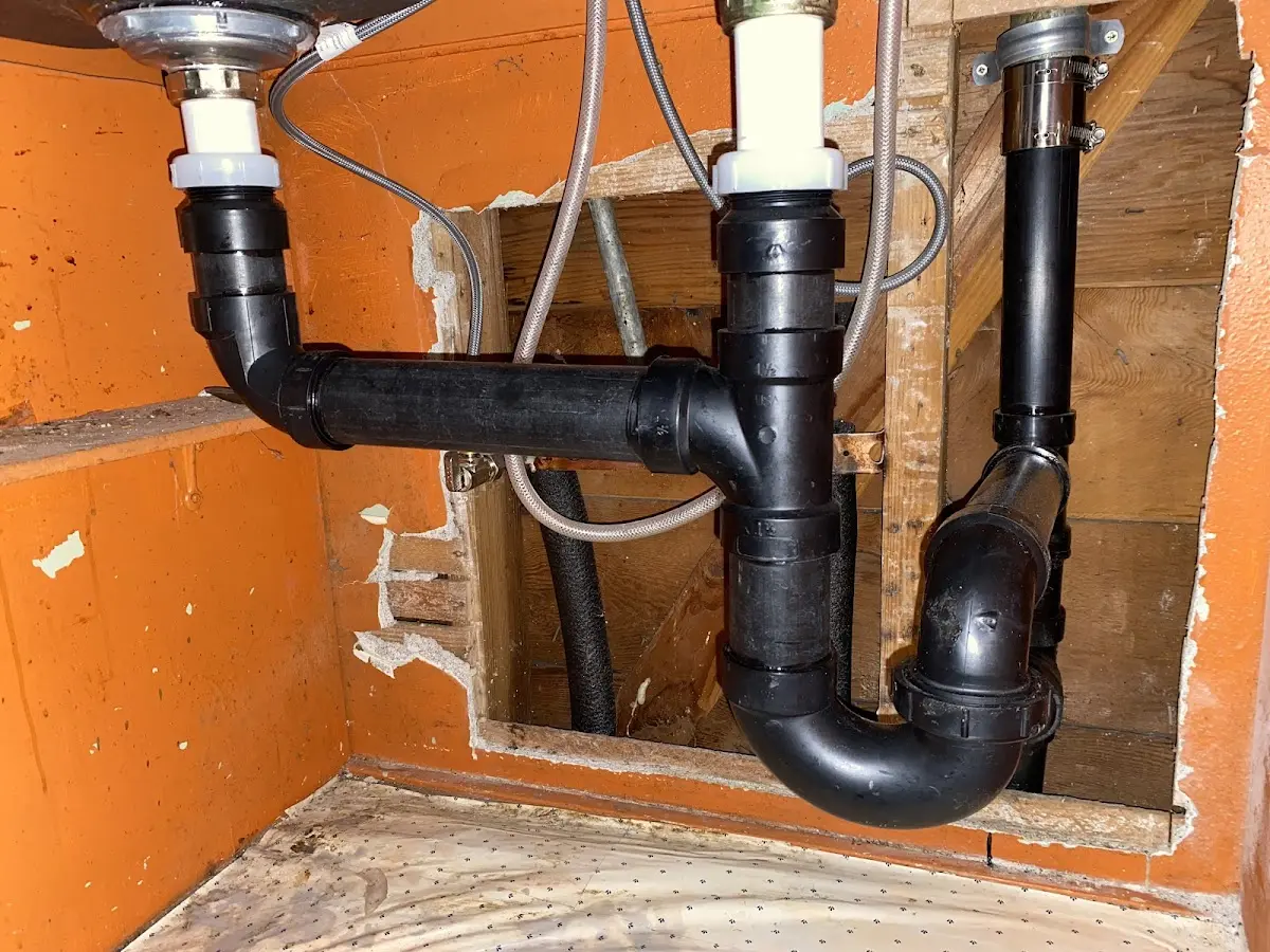Professional Repiping Services equipment and tools on the job in Eagle Lake